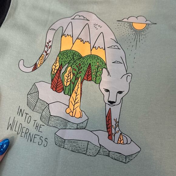 Rags to Raches Set of 2 Graphic Print Shirts - Picture 5 of 6